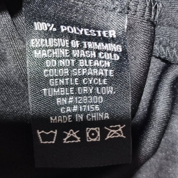 Easton active wear long sleeve shirt men's size XL black with white logo - Picture 5 of 11